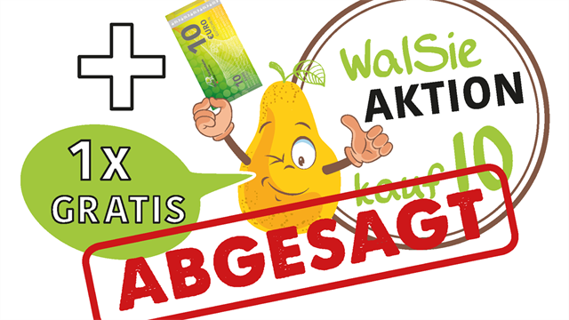 Walsie-Gutschein ABGESAGT