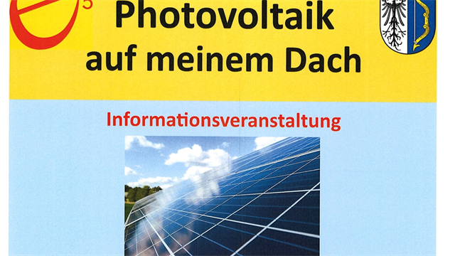 Einladung zur Infoveranstaltung - Photovoltaik